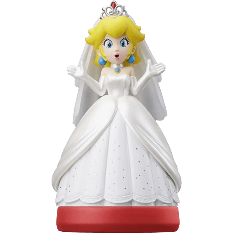 Amiibo свадебная Пич (Wedding Peach) (Super Mario Odyssey) (Б/У)