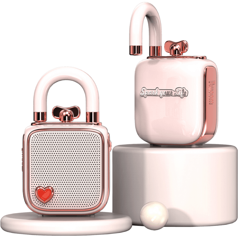 Портативная колонка Divoom LoveLock (розовый)