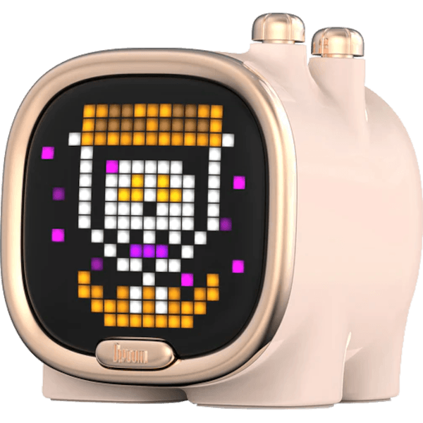 Портативная колонка Divoom Zooe с пиксельным LED-экраном (розовый)