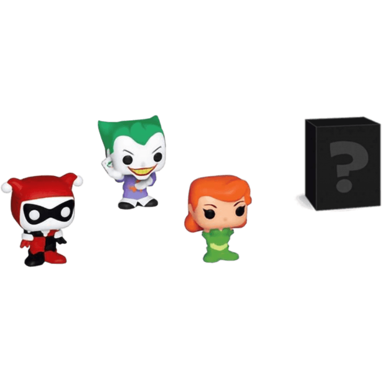 Фигурка Funko Bitty POP! DC Comics: Harley Quinn + Poison Ivy + Joker + Mystery (4 Pack)