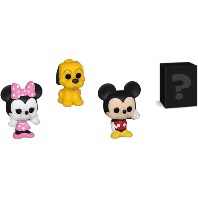 Фигурка Funko Bitty POP! Disney: Mickey Mouse + Minnie Mouse + Pluto + Mystery (4 Pack)