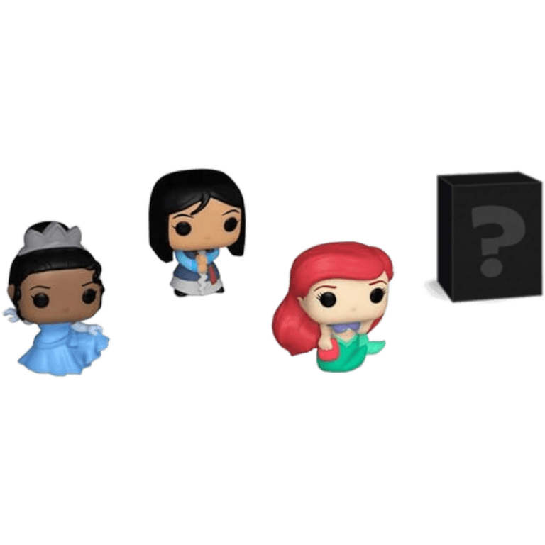 Фигурка Funko Bitty POP! Disney Princess: Ariel + Mulan + Tiana + Mystery (4 Pack)