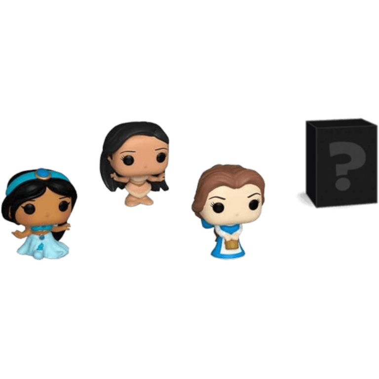 Фигурка Funko Bitty POP! Disney Princess: Peasant Belle + Pocahontas + Jasmine + Mystery (4 Pack)