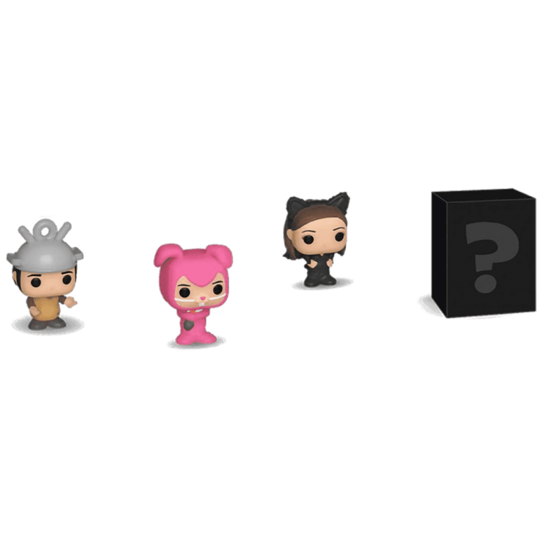 Фигурка Funko Bitty POP! Friends: Monica Geller + Ross Geller + Chandler Bing + Mystery (4 Pack)