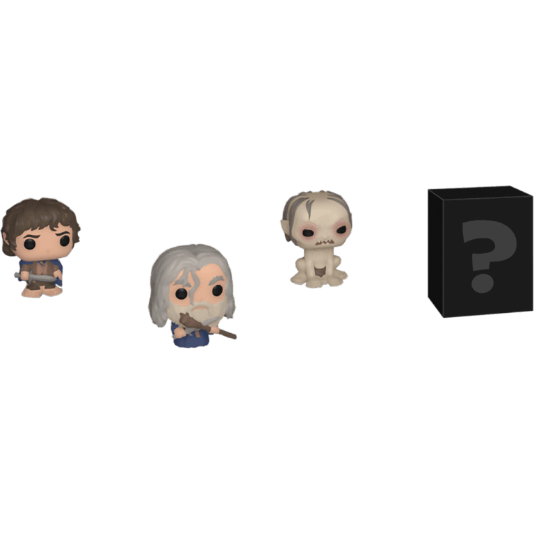 Фигурка Funko Bitty POP! LOTR: Frodo Baggins + Gandalf + Gollum + Mystery (4 Pack)