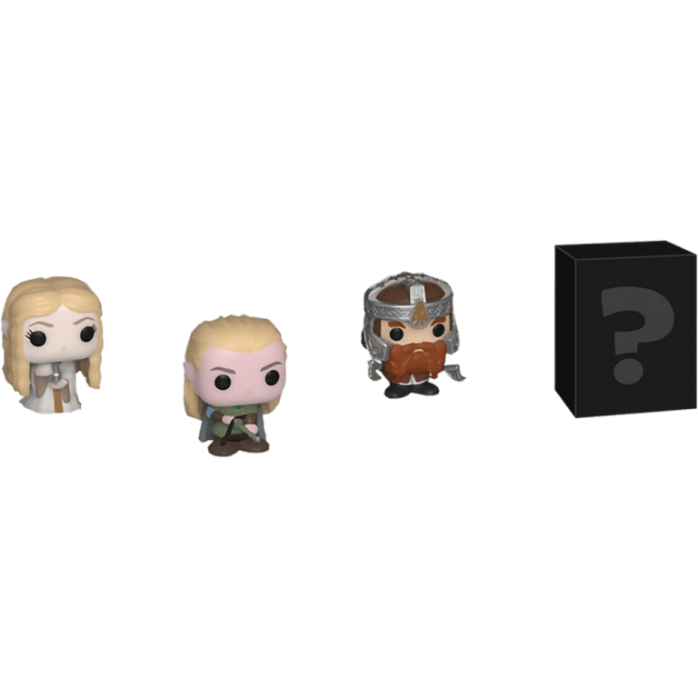 Фигурка Funko Bitty POP! LOTR: Galadriel + Legolas + Gimly + Mystery (4 Pack)