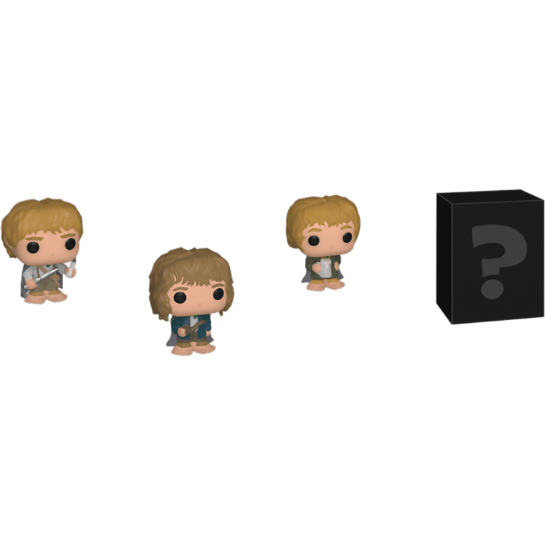 Фигурка Funko Bitty POP! LOTR: Samwise Gamgee + Pippin Took + Merry Brandybuck + Mystery (4 Pack)