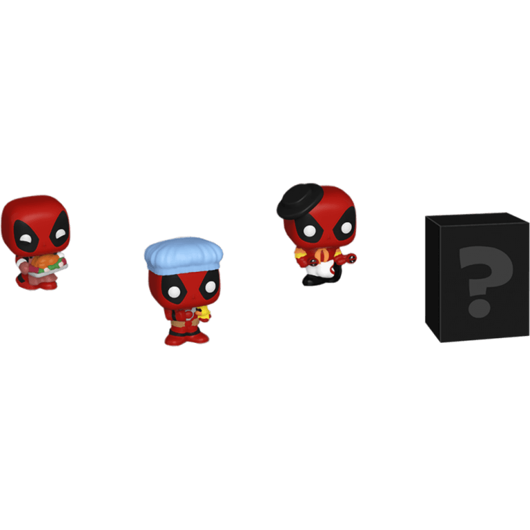 Фигурка Funko Bitty POP! Marvel: Deadpool: Bathtime + Flamenco + Supper Hero + Mystery (4 Pack)