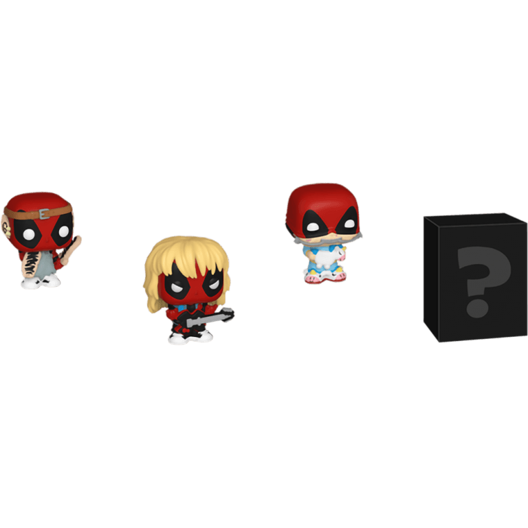 Фигурка Funko Bitty POP! Marvel: Deadpool: Sleepover + Larp + Heavy Metal + Mystery (4 Pack)