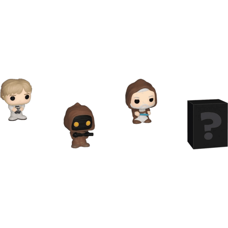 Фигурка Funko Bitty POP! Star Wars: Luke Skywalker + Obi-Wan Kenobi + Jawa + Mystery (4 Pack)