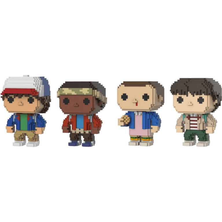 Фигурка Funko POP! 8-Bit: Stranger Things: Eleven with Eggos/Mike/Dustin/Lucas (4 Pack)