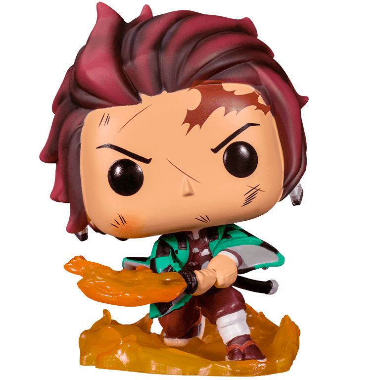 Фигурка Funko POP! Animation Demon Slayer Tanjiro Kamado Hinokami Kagura Dance w/GWChase (Exc) 52265