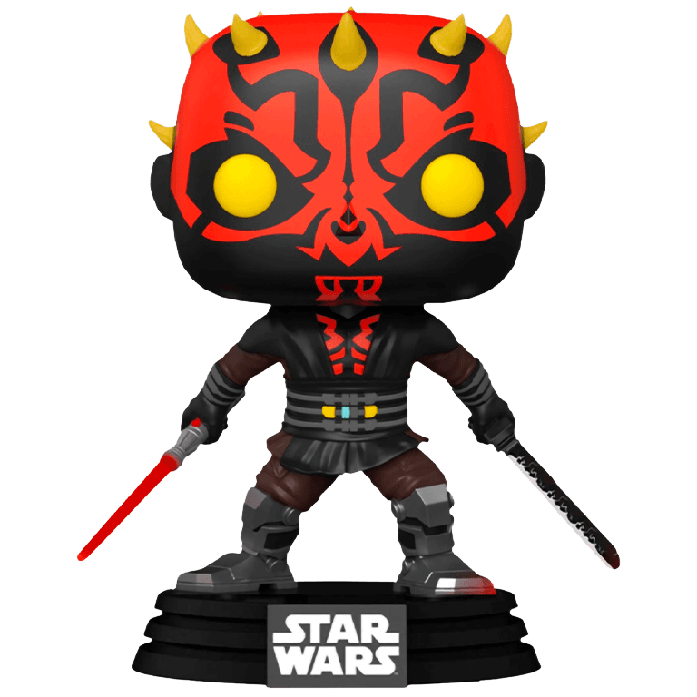 Фигурка Funko POP! Bobble Star Wars Clone Wars Darth Maul w/Saber (Exc) 56790 №450