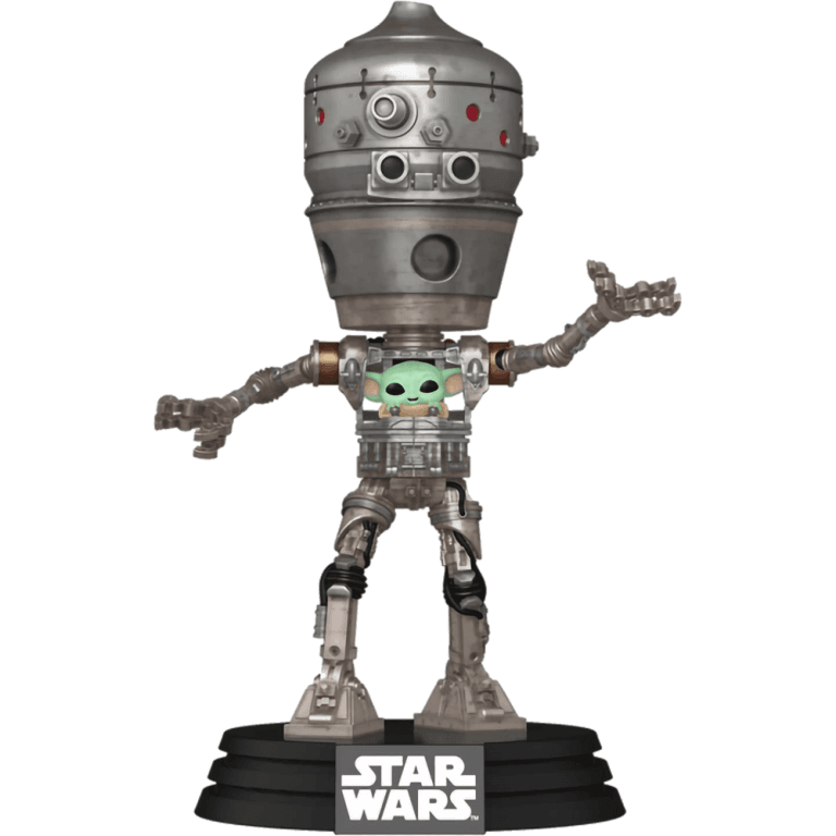 Фигурка Funko POP! Deluxe: Star Wars: IG-12 with Grogu #720