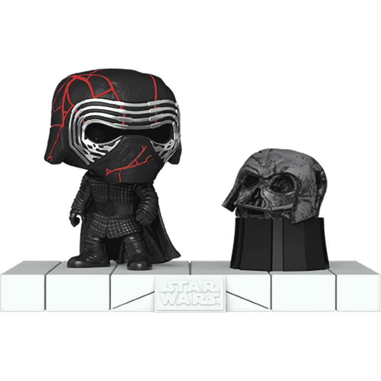 Фигурка Funko POP! Deluxe: Star Wars: Kylo Ren with Darth Vader's Helmet #739