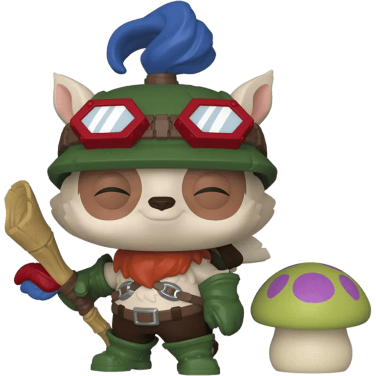 Фигурка Funko POP! Games: League of Legends - Teemo with Mushroom #1138