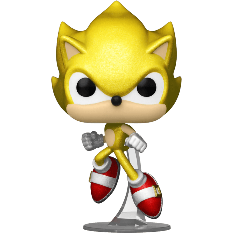 Фигурка Funko POP! Games: Sonic the Hedgehog: Super Sonic (Chase) #923