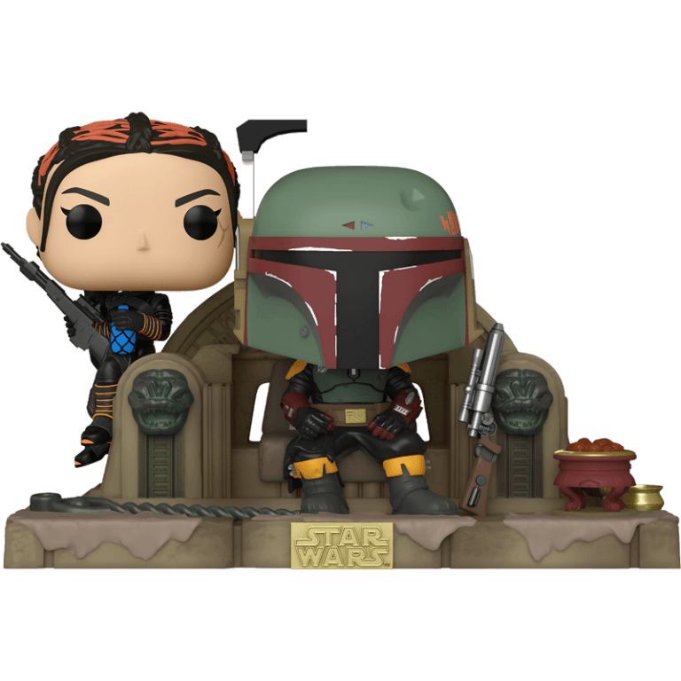 Фигурка Funko POP! Mandalorian: Boba Fett and Fennec on Throne #486