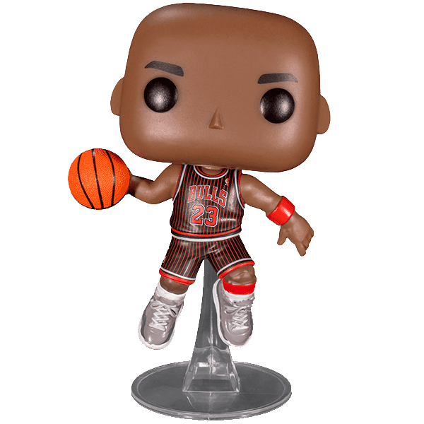 Фигурка Funko POP! NBA Bulls Michael Jordan w/Jordans (Black Pinstripe Jersey) (Exc) #126