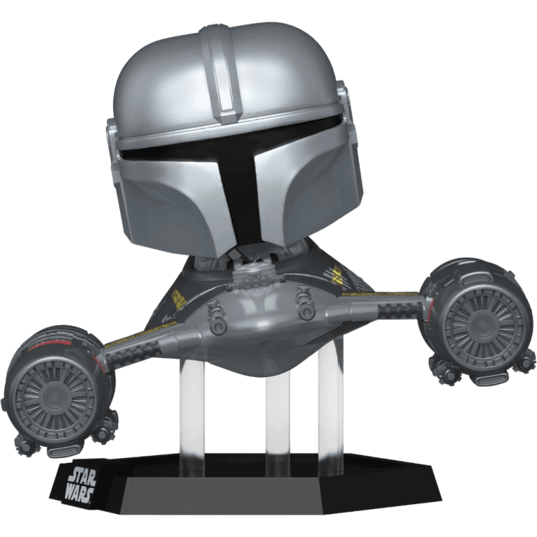 Фигурка Funko POP! Rides: Mandalorian: The Mandalorian in N-1 Starfighter with R5-D4 #670