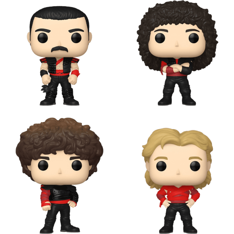 Фигурка Funko POP! Rocks: Queen: Freddie Mercury + Bryan May + John Deacon + Roger Taylor (4 Pack)