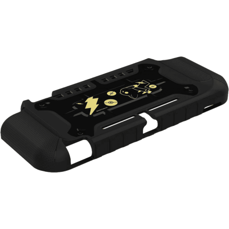 Hori Защитный чехол Hori Hybrid system armour для Switch Lite, Pokemon: Pikachu Black & Gold (NS2-077U) (Б/У)