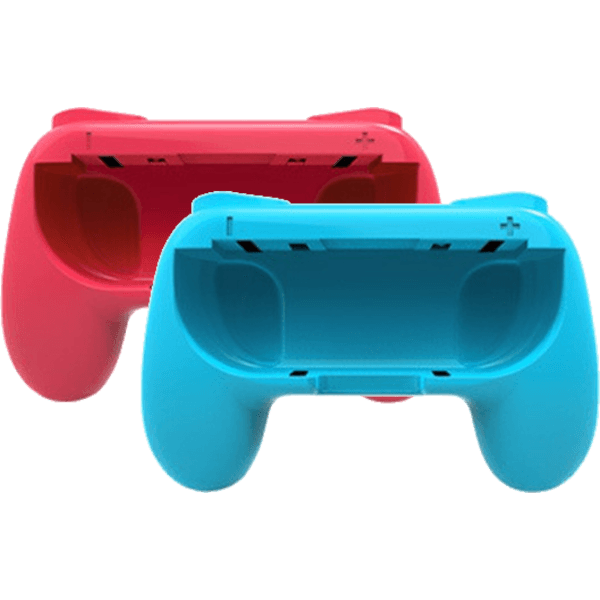 Держатель для Joy-Con, DOBE Switch Controller Grip, red/blue (TNS-851)