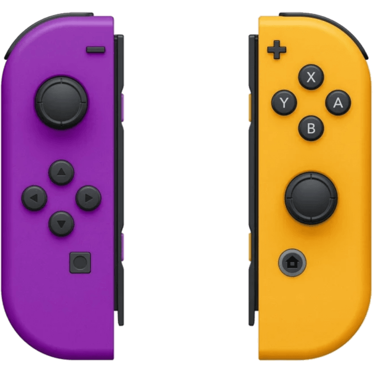 Joy-Con Pair (Neon Purple / Neon Orange) (Б/У)
