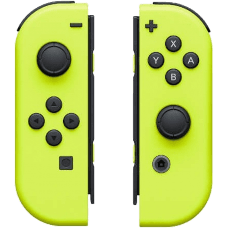 Joy-Con Pair (Neon Yellow) (без ремешков) (Б/У)