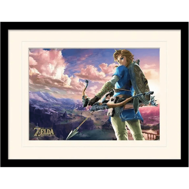 Принт в рамке Legend of Zelda: Breath of the Wild (Hyrule Scene)