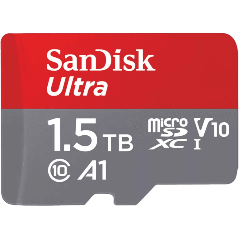 Карта памяти MicroSDXC 1,5TB SanDisk Ultra (150 Mb/s) + SD адаптер