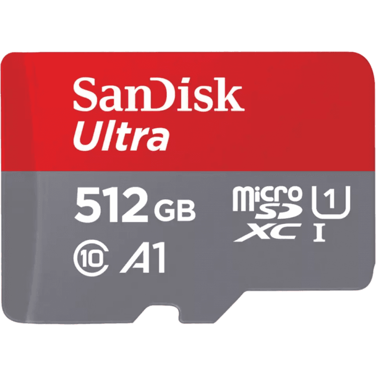 Карта памяти MicroSDXC 512GB SanDisk Ultra (150 Mb/s) + SD адаптер