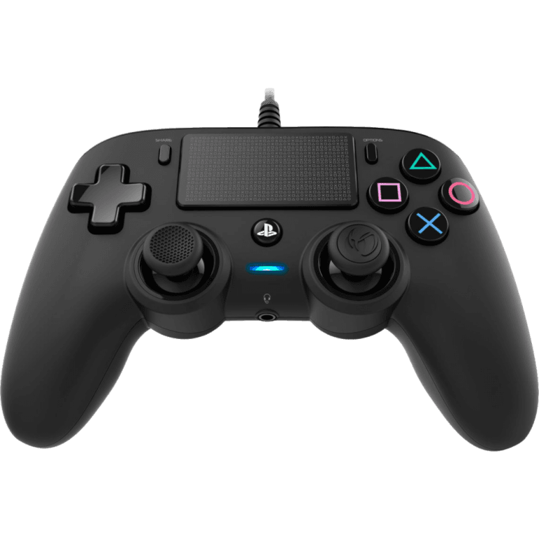 Проводной геймпад Nacon Wired Compact Controller, black (PS4/PC) (Б/У)