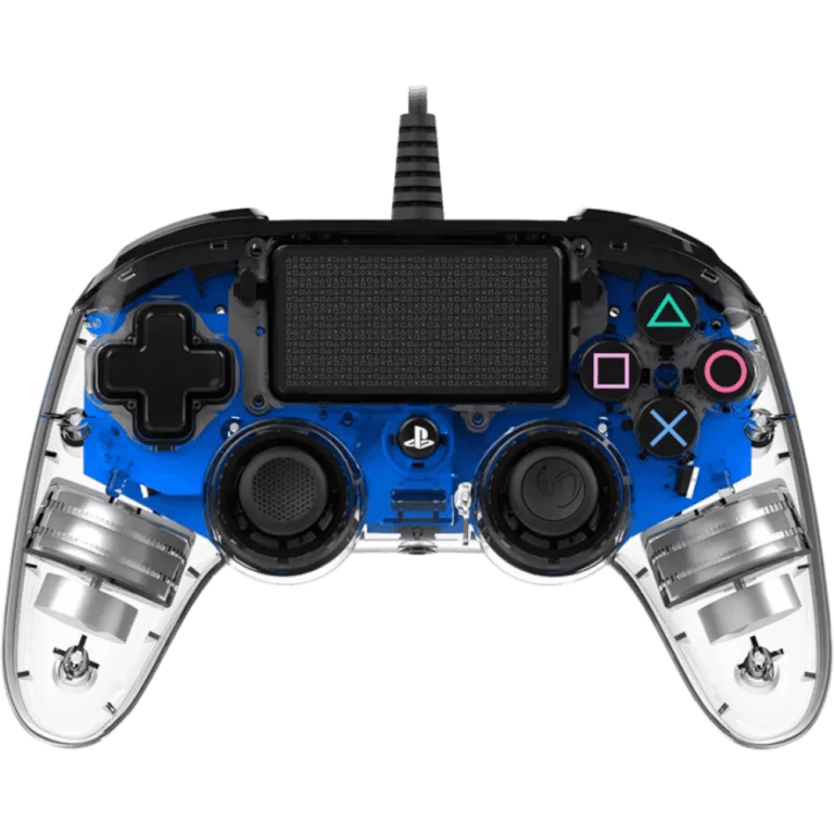 Проводной геймпад Nacon Wired Illuminated Compact Controller, blue (PS4/PC)