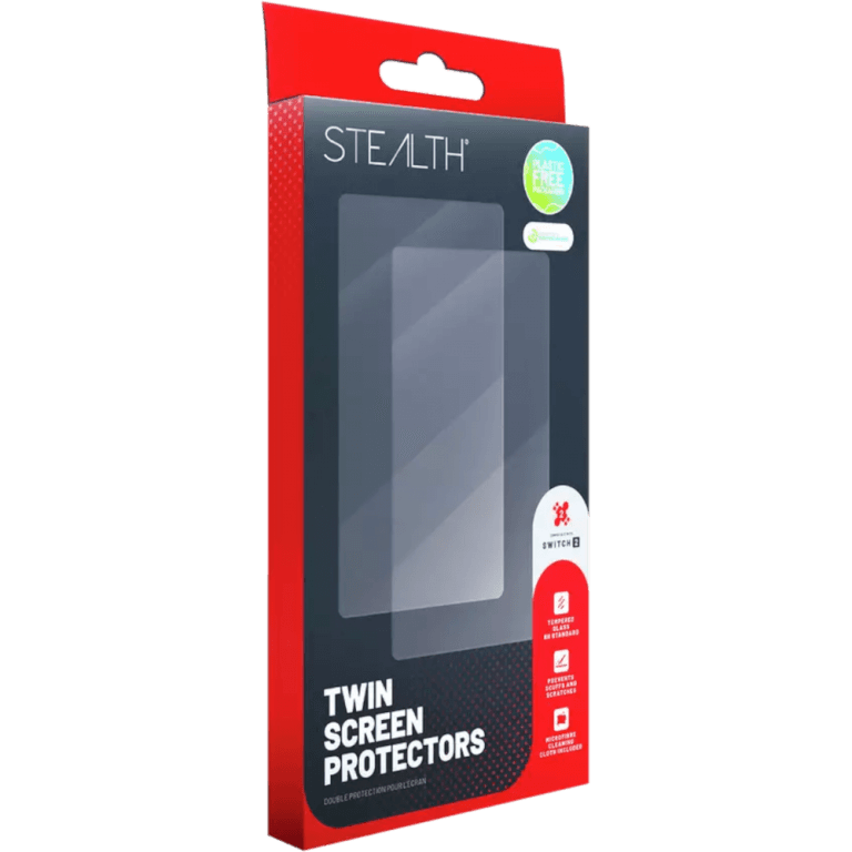Защитные стёкла для Nintendo Switch 2, STEALTH Twin Screen Protector Kit
