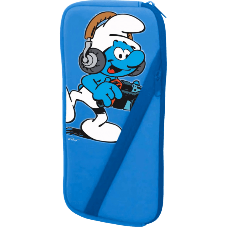 Мягкий чехол Nintendo Switch Travel Case - The Smurf Edition