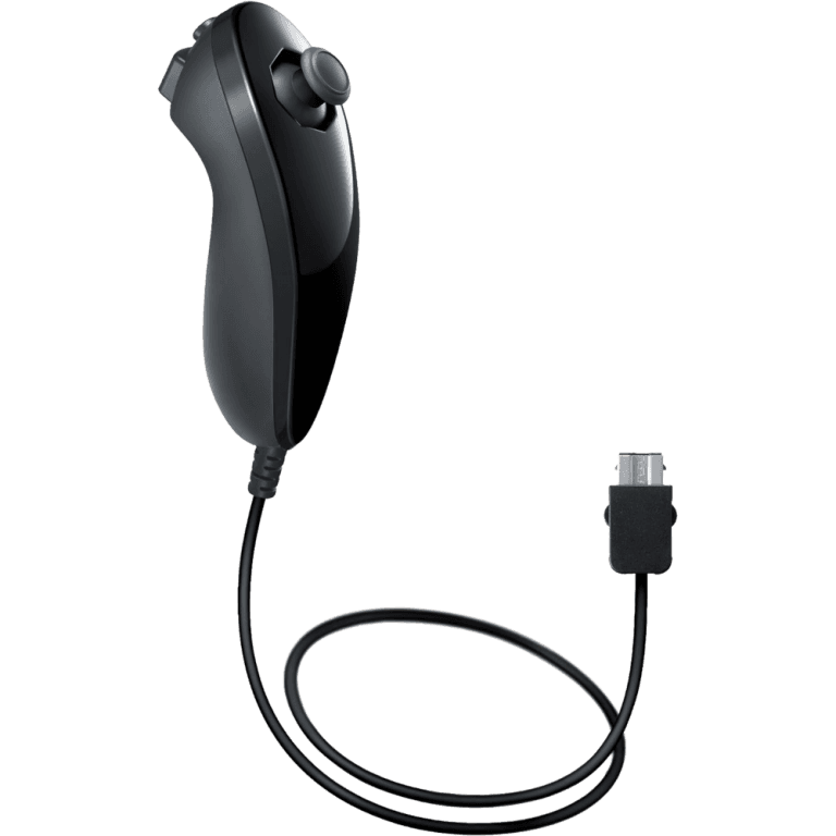 Nintendo Wii U Nunchuk Controller (чёрный) (Б/У)