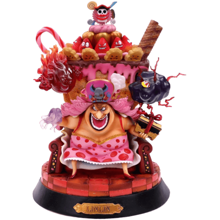 Фигурка One Piece Big Mom Charlotte Linlin with Throne Four Emperors (повреждена упаковка)