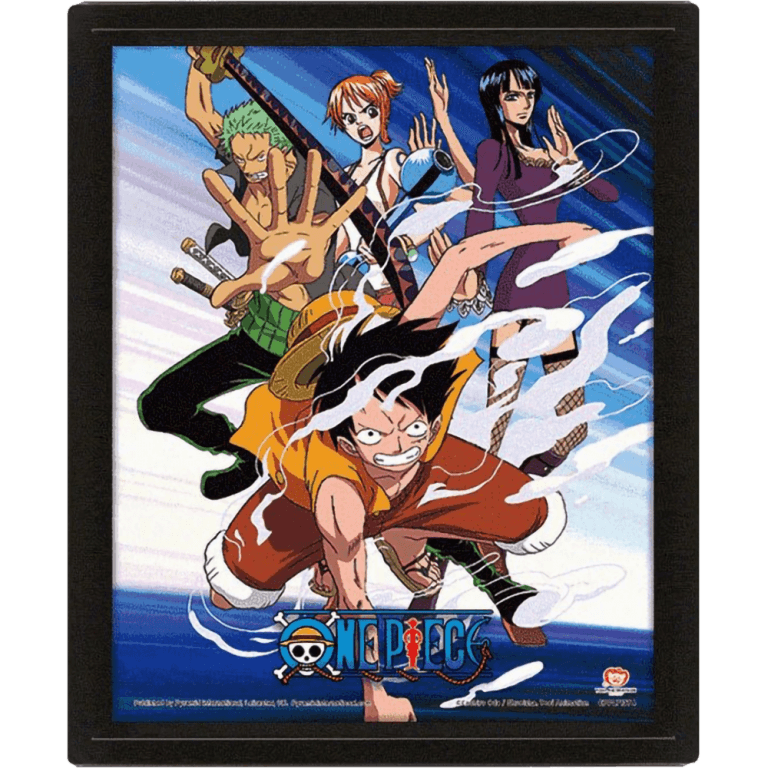 Постер лентикулярный One Piece (Straw Hat Pirates Assault)