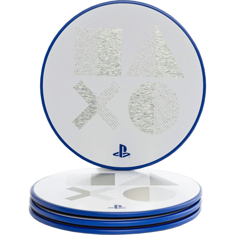 Металлические подставки под напитки Paladone: Playstation PS5 Metal Drink Coasters