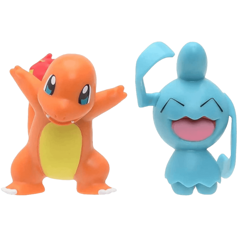 Набор фигурок Pokemon: Battle Figure Pack - Charmander and Wynaut (Series 8)
