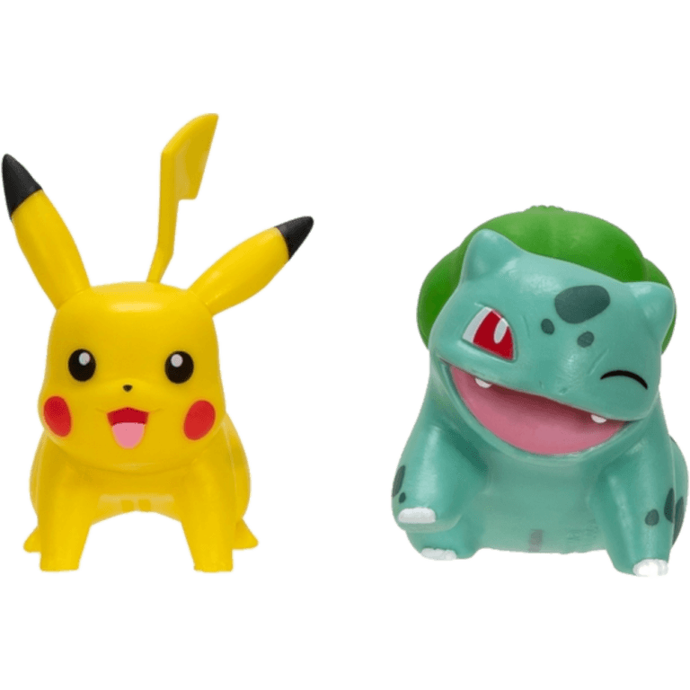Набор фигурок Pokemon: Battle Figure Pack - Pikachu and Bulbasaur (Series 8)