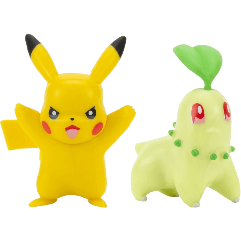 Набор фигурок Pokemon: Battle Figure Pack - Pikachu and Chikorita (Series 10)