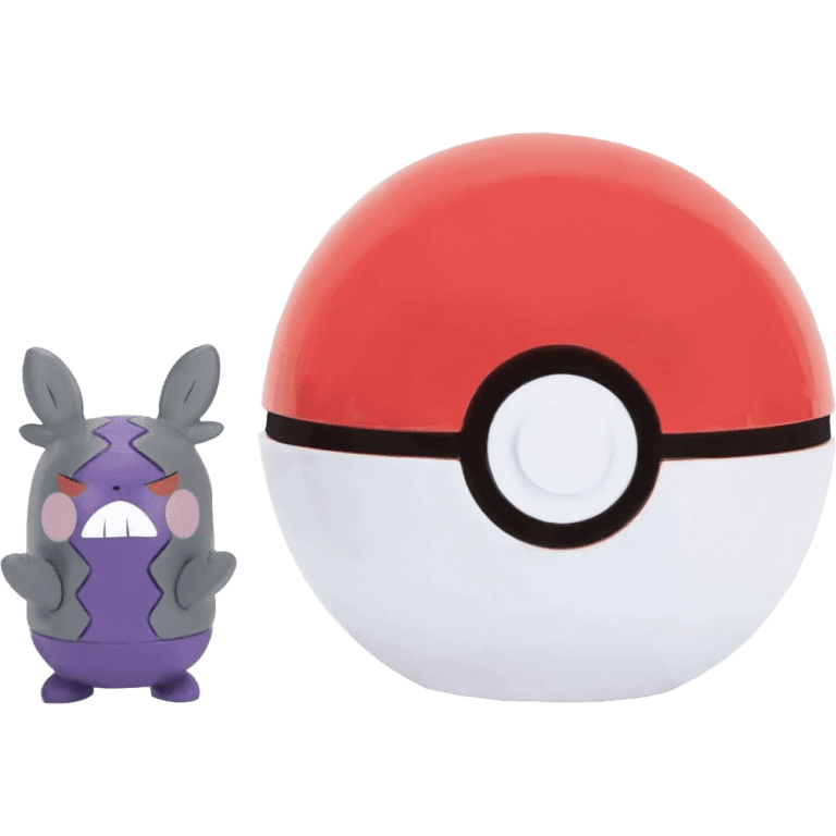 Фигурка и покебол Pokemon Clip n' Go - Morpeko (Hangry Mode)
