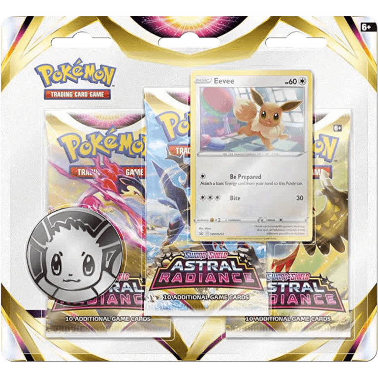 Карточная игра Pokemon TCG: Sword & Shield Astral Radiance (тройной блистер)