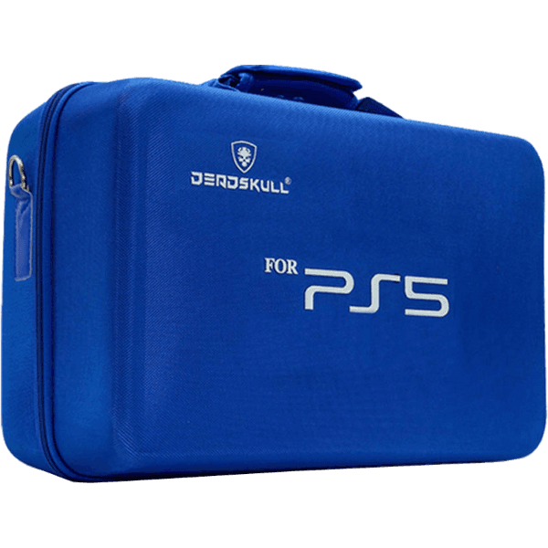 Сумка для консоли и геймпадов PS5 Dead Skull Blue