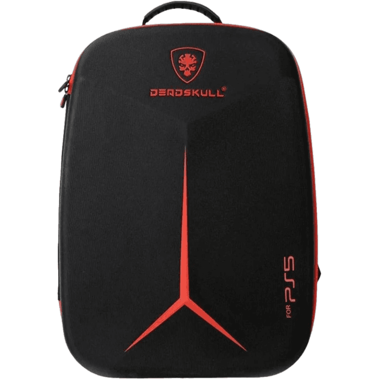 Рюкзак для консоли и геймпадов PS5 DeadSkull Black-Red