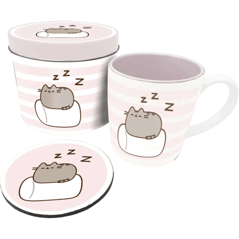 Набор подарочный Pusheen Marshmallow (банка, кружка, подстаканник)