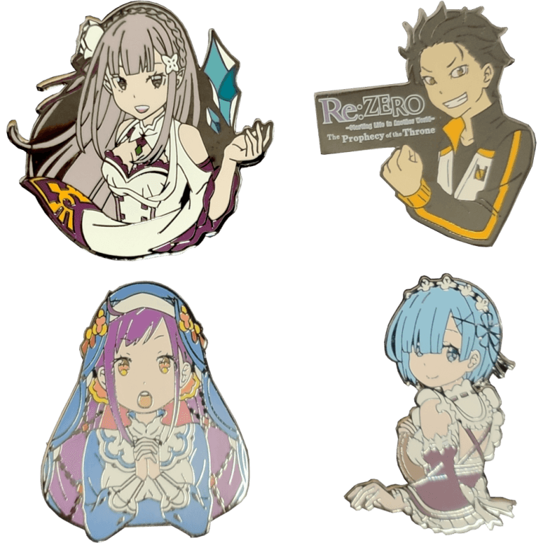 Металлические значки Re:ZERO - Starting Life in Another World: The Prophecy of the Throne