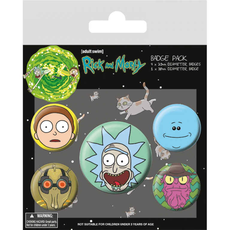 Набор значков Rick & Morty (5 шт.)